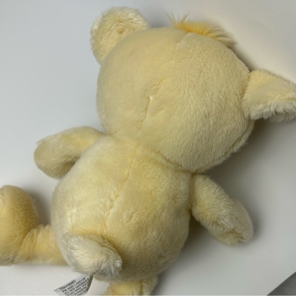 Vintage Circus Circus Yellow Plush Bear Stuffed Animal Sunflower Belly NWT - Picture 5 of 7